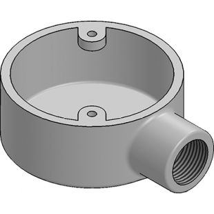 32mm Galvanised Conduit Terminal Box